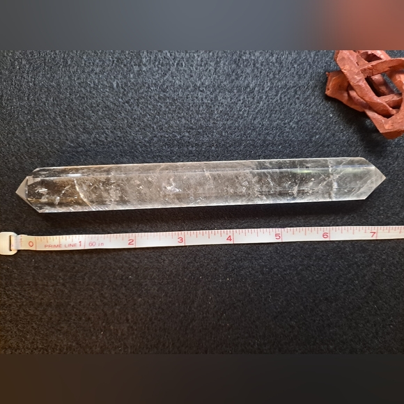Double-terminated Quartz Crystal Wand - Picture 5 of 5